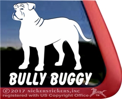 American Bulldog Window Decal