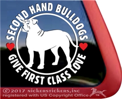 American Bulldog Window Decal