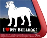 American Bulldog Window Decal