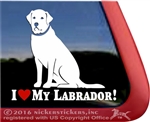 Labradors Retriever Dog iPad Car Truck Window Decal Sticker