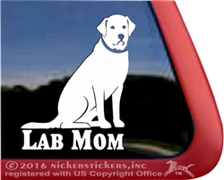 Lab Mom Labradors Retriever Dog iPad Car Truck Window Decal Sticker