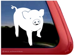 Pig Window Decal