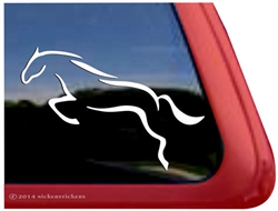 Custom Hunter Jumper Horse Trailer RV Truck Car Window Decal Sticker