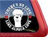 Alpaca Car Truck RV Window Decal Sticker