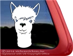 Custom Alpaca Car Truck RV Window Decal Sticker