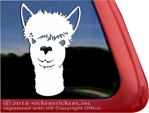 Custom Alpaca Decals & Stickers | NickerStickers