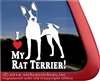 Rat Terrier Window Decal