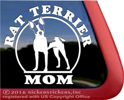 Rat Terrier Window Decal