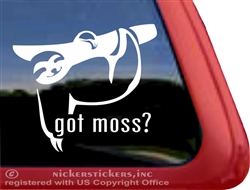 Sloth Window Decal