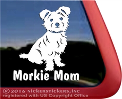 Morkie Dog Car Truck RV Window Decal Sticker