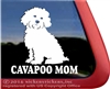 Cavapoo Mom Dog Car Truck RV Window Decal Sticker