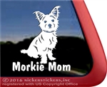 Morkie Dog Car Truck RV Window Decal Sticker