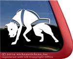 American Pit Bull Terrier Weight Pulling Car Truck RV Window Decal Sticker