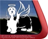 Bearded Collie Dog Beardie Vinyl iPad Car Truck RV Window Decal Sticker