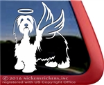 Bearded Collie Dog Beardie Vinyl iPad Car Truck RV Window Decal Sticker