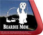 Bearded Collie Dog Beardie Vinyl iPad Car Truck RV Window Decal Sticker