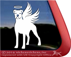 Memorial Boxer Dog Angel Decal Sticker Car Auto Window iPad