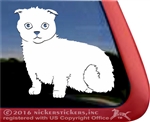 Custom Scottish Fold Scottish Kilt Window Decal