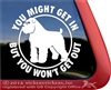 Bouvier des Flandres Guard Dog Car Truck RV Window Decal Sticker