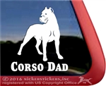 Cane Corso Dog Car Truck RV Window Decal Sticker