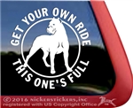 Cane Corso Dog Car Truck RV Window Decal Sticker