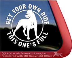 Cane Corso Dog Car Truck RV Window Decal Sticker
