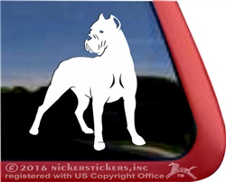 Custom Cane CorsoDog Vinyl Car Truck RV Window Decal Sticker