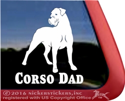 Cane Corso Dog Car Truck RV Window Decal Sticker