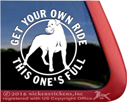 Cane Corso Dog Car Truck RV Window Decal Sticker