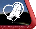 Custom Cavalier King Charles Spaniel Dog Car Truck RV Window Decal Sticker