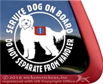 Cobber Dog Service Dog Car Truck RV Window iPad Decal Sticker