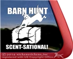 Rhodesian Ridgeback Barn Hunt Dog Window Decal Sticker
