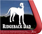 Rhodesian Ridgeback Window Decal