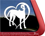 Rhodesian Ridgeback Dog Window Decal Sticker