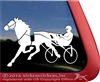Custom Standardbred Horse Trailer Car Truck RV Window Decal Sticker
