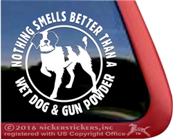 American Brittany Gun Dog Car Truck RV Window Decal Sticker