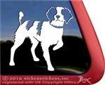 Custom American Brittany Dog Car Truck RV Window Decal Sticker