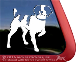 Custom American Brittany Dog Car Truck RV Window Decal Sticker