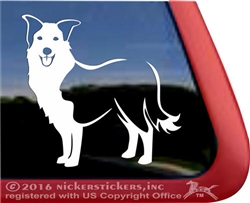 Custom Border Collie Dog Window Decal