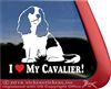 Cavalier King Charles Spaniel Window Decal