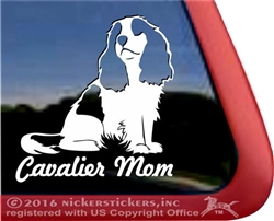 Cavalier Cavalier King Charles Spaniel Dog Car Truck RV Window Decal Sticker