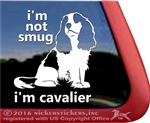 Cavalier King Charles Spaniel Window Decal