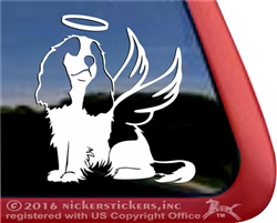 Custom Jumping Cavalier King Charles Spaniel Dog Car Truck RV Window Decal Sticker