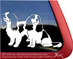 Custom Cavalier King Charles Spaniel Dog Car Truck RV Window Decal Sticker