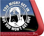 English Mastiff Dog Car Truck RV iPad Window Decal Sticker