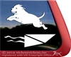 American Pit Bull Terrier Dock Dog Car Truck RV Window Decal Sticker
