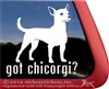 Got Chicorgi Dog iPad Car Truck RV Window Decal Sticker
