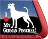 German Pinscher Window Decal