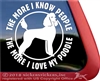 Standard Poodle Dog iPad Car Truck Window Decal Sticker