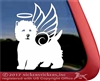 Personalized  West Highland White Terrier Westie Dog Car Window Decal Sticker iPad